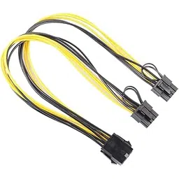 CALANDIS 10 Pieces 8 Pin to 2X 8 Pin (6+2) Pci Express Power Adapter Y-Splitter Cable-picture-17