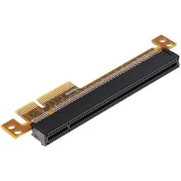 CALANDIS 1Piece Pci-E Pci-Express 4X to 16X Riser Extension Card Graphic Card Slot Converter-image-5