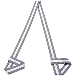 CALANDIS 2xCotton Yoga Mat Strap Pilates Mat Carrier Fitness Stretchy Loop Grey White | Mat Carriers & Bags | Yoga & Pilates-picture-10