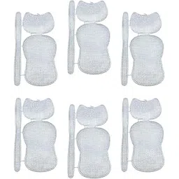 CALANDIS 6Pcs Mesh PVC Canvas Sheets Handmade Clear for Making Bag DIY Crafts | Latch Hooking Kits | Latch Hooking | Rug Making-image-37