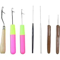CALANDIS 7X Latch Hook Set Quality Crochet Needle Hook for Rag Rug Making Kit Tool | Latch Hooking Kits | Latch Hooking | Rug Making | Needlecrafts & Yarn | Crafts-image-0