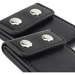 CALANDIS 2Pcs Car Seatbelt Adjuster Neck Protect for Kids Adults Black Snap Button-picture-53