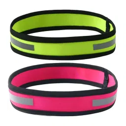 CALANDIS 2Pcs Reflective Outdoor Sports Headband for Yoga Gym Night Running Riding | Hats & Headwear | Clothing & Accessories image 3