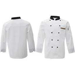 calandis CALANDIS® Uni Chef's-Uniform Long Sleeve Double-Breasted Men Women Chef Coat White L-picture-27