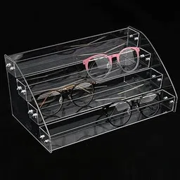 calandis CALANDIS™ 1 Pcs Multi-Layer Acrylic Sunglasses Display Stand Nail Polish Rack 4 Layers | Eyeglass Cases | Vision Care-picture-28