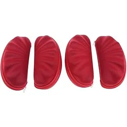 calandis CALANDIS™ 4Pcs EVA Zipper Eyeglass Box Glasses Case Protector Container Red | Other Vision Care | Vision Care-picture-29
