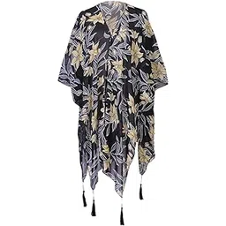 calandis CALANDIS™ Lady Floral Coat Sun Protection Cardigan Cape Chiffon Top Beach Cover Up New | Tops & Blouses | Womens Clothing-picture-12
