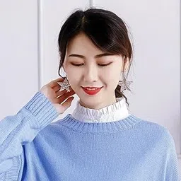 calandis CALANDIS™ Women False Collar Fake Half Shirt Blouse Detachable Bib White Shirt Type | Other Womens Accessories | Womens Accessories-picture-11