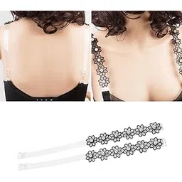 calandis CALANDIS™ Women's Flower Lace Non-Slip Bra Straps Replacement Shoulder Straps Black | Bras & Bra Sets | Intimates & Sleep | Womens Clothing-picture-34