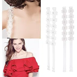 calandis CALANDIS™ Women's Flower Lace Non-Slip Bra Straps Replacement Shoulder Straps White | Bras & Bra Sets | Intimates & Sleep | Womens Clothing-picture-38