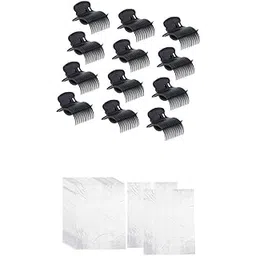 calandis ™ 50 Waterproof Hair Styling Coloring Gown Capes with 12 Roller Hair Clips | Styling Capes & Gowns | Salon & Spa Equipment-picture-13