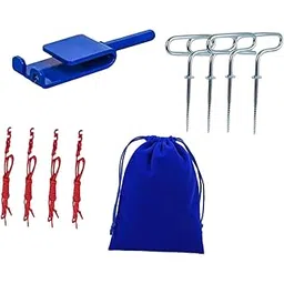 CALANDIS® Ice Fishing Anchor Tool Metal for Make Set up Shelter Quick and Easy Anchors | Ice Fishing Accessories | Fishing Equipment-image-11