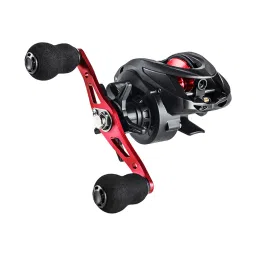 CALANDIS High Speed Baitcasting Fishing Reel 6.3:1 Saltwater 8Kg Max Drag Red Right Hand image 3