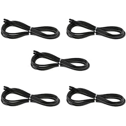 Calandis Replacement Jump Rope Cord Skipping Speed Rope Cable with End Caps Black-picture-15