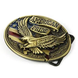 calandis ™ 2xAntique Engraved Golden Eage American Pride Belt Buckle West Cowboy Buckle | Belt Buckles | Mens Accessories image 4