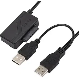 CALANDIS® USB 2.0 to Sata 7+6 13Pin Cable Laptop Cd-ROM DVD-ROM with Power Supply-picture-28