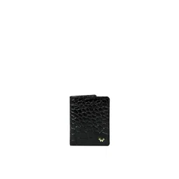 CALFNERO Men Black Animal Textured Leather Two Fold Wallet-picture-24