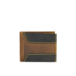 CALFNERO Men Brown Colorblocked Two Fold Wallet-picture-50