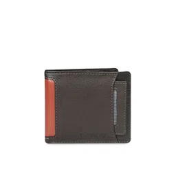 CALFNERO Men Brown Solid Two Fold Wallet-picture-35