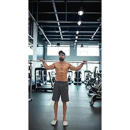 Calistreet Workout Gym Stick for Exercise, Whole Body Exercise, Weight Loss, Self Defence, Yoga, Flexibility, Mobility, Gatka Bo Staff (Steel, 6Feet)-picture-11