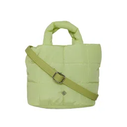Call It Spring DAYDREAMER320 Green Quilted Medium Tote Handbag-picture-38