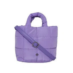 Call It Spring DAYDREAMER530 Purple Quilted Medium Tote Handbag-picture-39