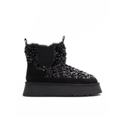 Call It Spring Women's Letstayin Black Chelsea Boots-picture-13