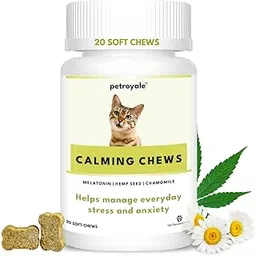 Calming Chews for Cats | Reduces Anxiety in Cats | Eliminates Stress | Cat Behaviour Management | Non-Drowsy | Fast-Acting & Long-Lasting Relief | Suitable for Daily Use | 20 Chews-picture-19