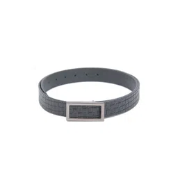 Calvadoss Men Checked Leather Belt-picture-46
