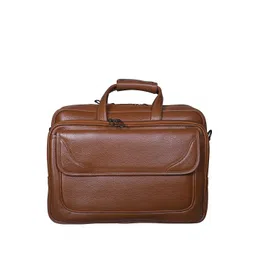 Calvadoss Men Textured Leather Laptop Bag-picture-22