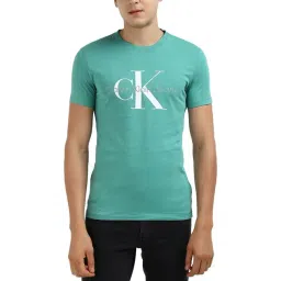Calvin Klein Bahama Green Slim Fit Printed T-Shirt-picture-47