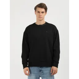 Calvin Klein Black Cotton Regular Fit Sweatshirt-picture-28