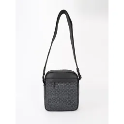 CALVIN KLEIN Black Logo Medium Cross Body Bag-image-42