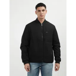 Calvin Klein Black Regular Fit Bomber Jacket-picture-41