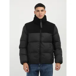 Calvin Klein Black Regular Fit Quilted Jacket-picture-48