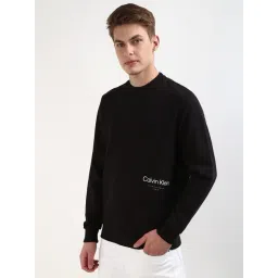 Calvin Klein Black Regular Sweatshirt image 3