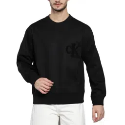 Calvin Klein Black Relaxed Fit Sweatshirt-picture-33