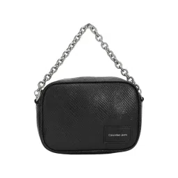 CALVIN KLEIN Black SCULPTED Animal Effect Camera Bag-picture-46