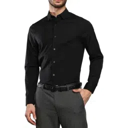 Calvin Klein Black Slim Fit Shirt-picture-21