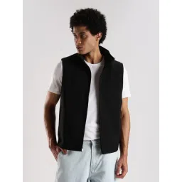 CALVIN KLEIN Black Solid Regular Fit Polyester Jacket-image-27