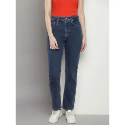 CALVIN KLEIN Blue Cotton Mid-Rise Jeans-picture-21