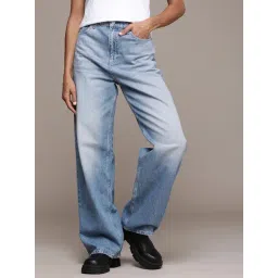 CALVIN KLEIN Blue Cotton Mid-Rise Jeans-picture-24