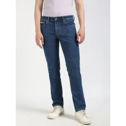 Calvin Klein Blue Cotton Regular Fit Jeans-picture-39