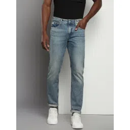 Calvin Klein Blue Cotton Slim Fit Jeans-picture-48