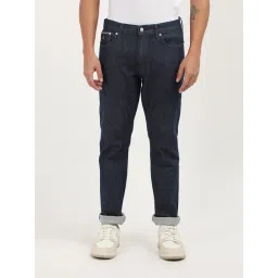 Calvin Klein Blue Cotton Slim Fit Jeans-picture-15