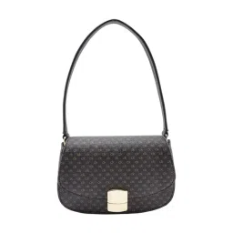 CALVIN KLEIN Brown & Khaki Logo Small Baguette Bag-picture-35