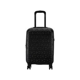 CALVIN KLEIN FLY CONTROL Black 8 wheels Small Hard Cabin Trolley Bag-picture-16
