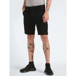 Calvin Klein Jeans Black Cotton Regular Fit Shorts image 3
