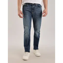 Calvin Klein Newport Navy Mid-Wash Slim Fit Mid Rise Jeans-picture-42