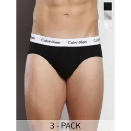 Calvin Klein Pack Of 3 Brand Logo Detail Basic Briefs P4-U2661998-picture-54